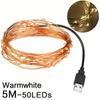 2/5/10/20M USB LED String Lights for Xmas Garland Party Wedding Home House Decoration Christmas Tree Flasher Fairy Lights