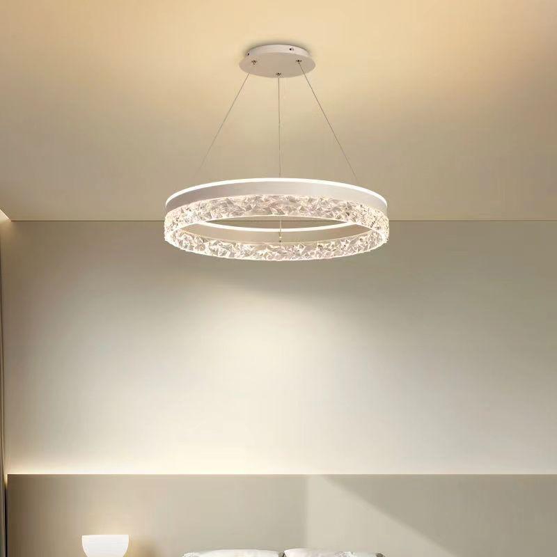Nordic Modern Minimalist Ring Chandelier for Dining and Living Spaces