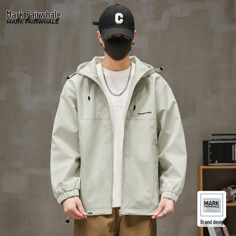 Mark Fairwhale Men's American Casual Hooded Jacket
