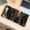 Dark Angel Phone Case For Samsung S25,S24,S21,S22,S23,S30,Ultra,S20,Plus,Fe,Lite,Note,10,Black Cover