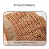 Nylon Mesh Beach Bag Zipper Mesh Handbag Soild Color Toiletry Storage Bag  Travel