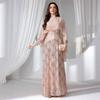 European and American wholesale banquet elegant long socialite cool aura queen dress