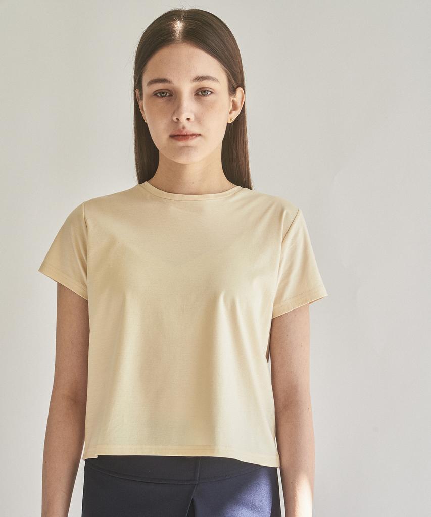 Kkeulle Basic Cotton T-Shirt_Yellow