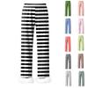 Women's Fashionable Casual Trousers, Striped Print Trouser