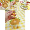Cute Hot Dog Plush Keychain With Soft Material For Backpack Accessories And Gift Ideas