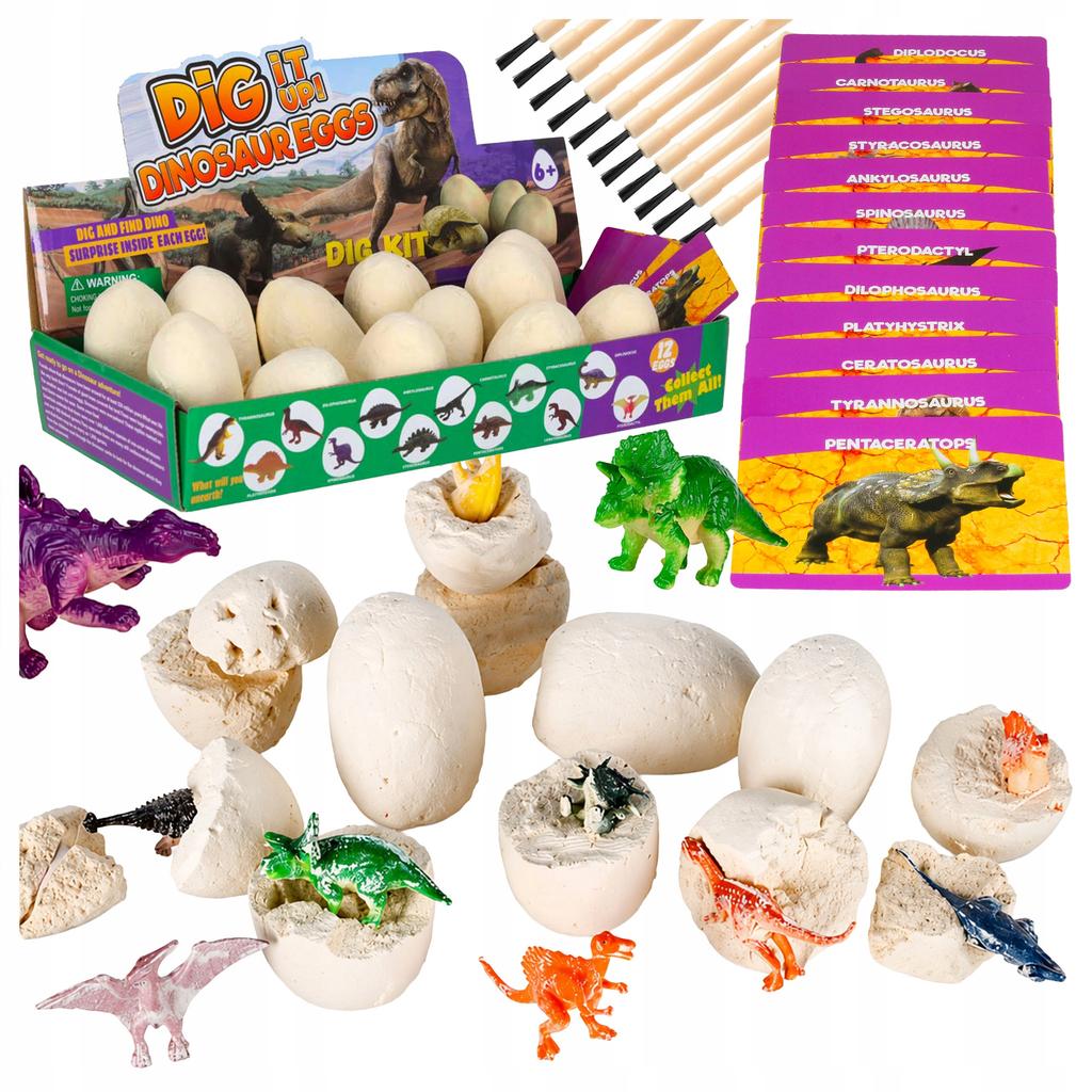 [PACK] Dinosaur Mine Excavation Set with 12 Large Eggs Z3304