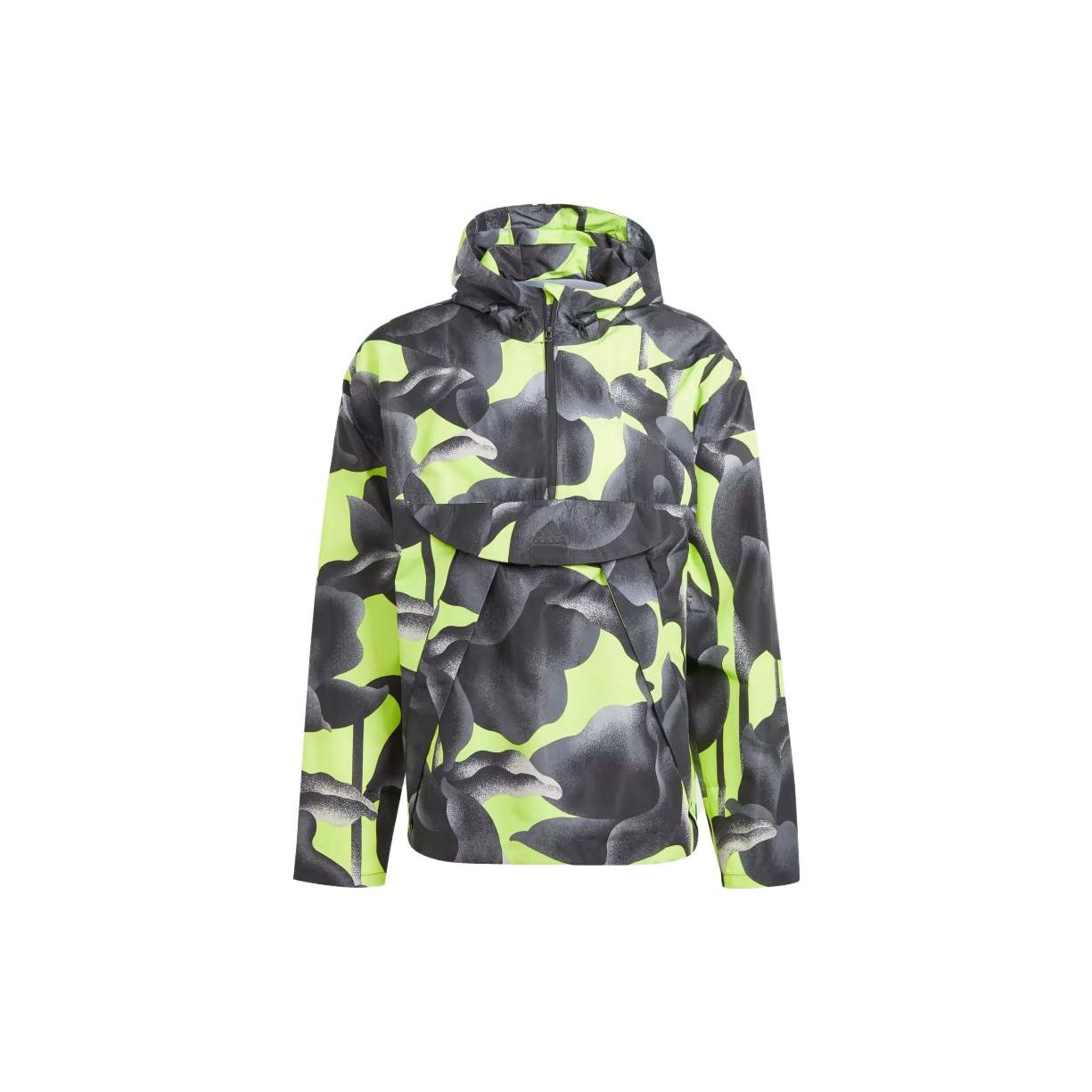 

Adidas Camouflage Design Loose Half-Zip Hoodie Men Hoodies Multicolor J5597 M
