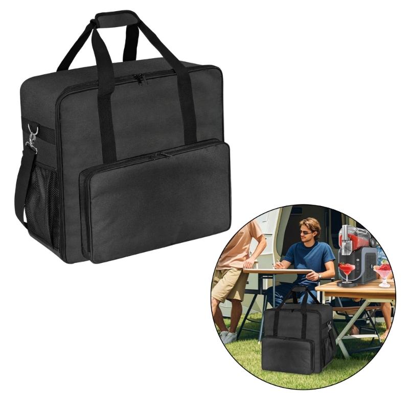 Custom Fit Carrying Case Specifically for Smoothie Machines Featuring Adjustable Handle and Shoulder Strap Waterproof Materials