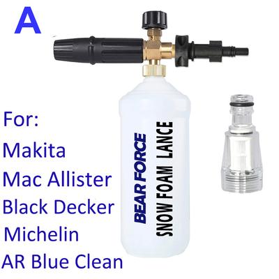 Snow Foam Lance Foam Generator Αφρός υψηλής πίεσης για σαπούνι για Makita Mac Allister Black Decker AR Blue Michelin Pressure Washer
