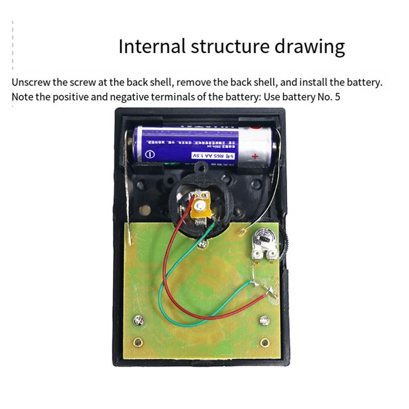 A44Z-Mini Analog Multimeter Tool AC/DC 1000V Voltmeter 500Ma Ammeter 1K Resistance Meter Handheld Pointer Voltage