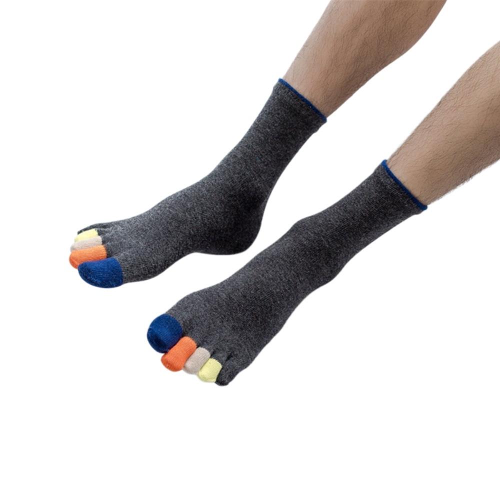 Hosiery Men's Five Finger Socks Colorful Toe Design Sports Socks Five Toe Socks Hiking