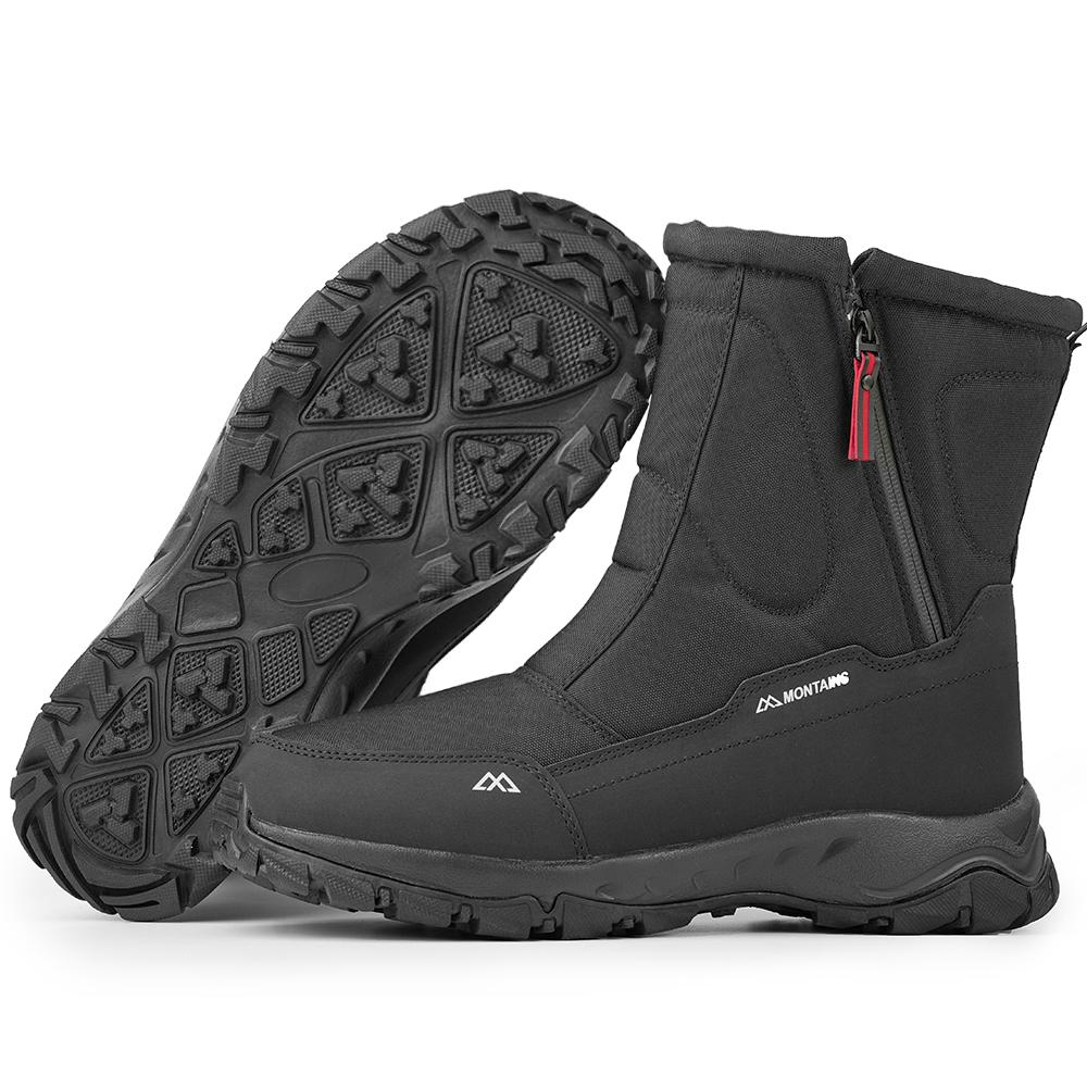 Wide Boots Plus Size Women's Short Boots Winter Snow Boots Lightweight Warm Faux Fur Lined Booties Waterproof Warm Winter Shoes