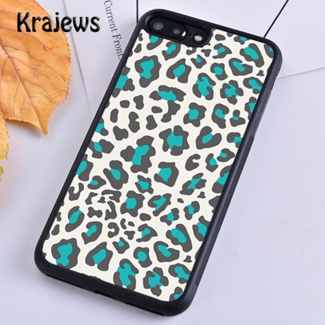 Krajews Zebra Print Blue Snap On Soft Phone Case Cover For iPhone 14 5 6s 7 8 plus X XR XS 11 12 13 pro max Samsung S21 S22ultra