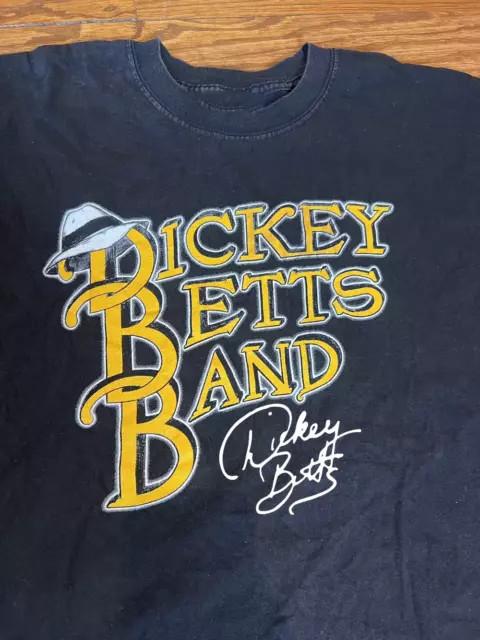 Hot Dickey Betts 100% Cotton Black All Size Shirt Gift For Fan XXL