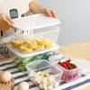 Unique Stackable and Modular Design for Better Kitchen Organization with Large Capacity Refrigerator Storage Box