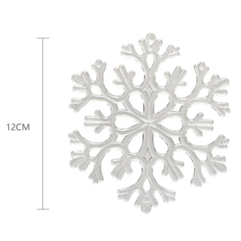 Acrylic Snowflakes, Christmas Tree Crystal Ornaments, Transparent Simulation, Christmas Shopping Mall Decoration, New Snowflakes