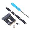 PCI E 4.0 NGFF 2230 A E Key Card Male to Female NVME Extension Adapter with Bracket for SSD 2280 Laptop Mainboard