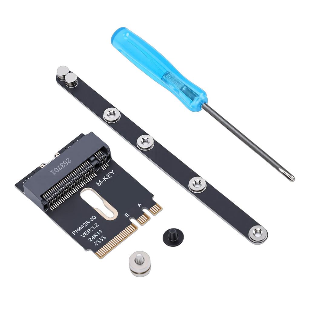 PCI E 4.0 NGFF 2230 A E Key Card Male to Female NVME Extension Adapter with Bracket for SSD 2280 Laptop Mainboard