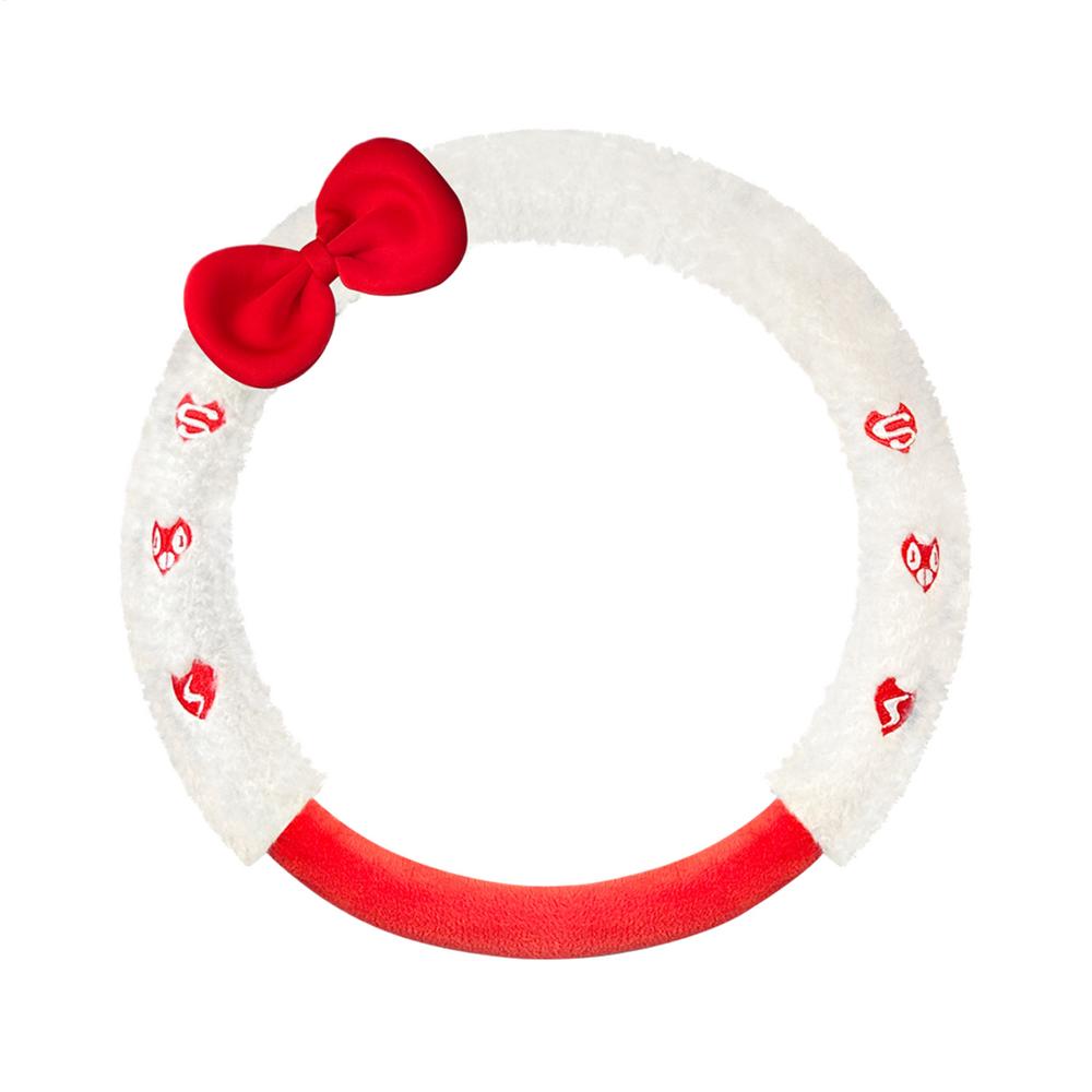 

Car Steering Wheel Covers Plush Automotive Interior Decoration Plush Covers For Steering Wheel For Trailer Truck Sedan Pickup