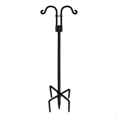 Shepherds Hooks with 5 Base Prongs for Hanging Solar And Bird Feeders