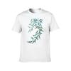 green olive leaf watercolor painting T-Shirt t shirts for man graphic funny anime t shirts oversize T-Shirt