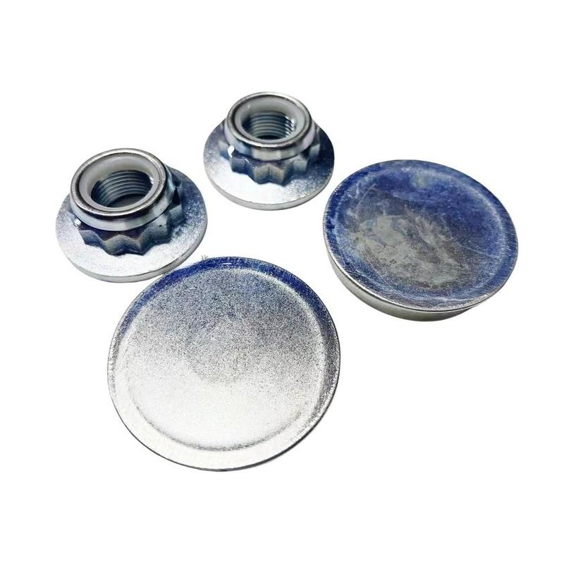 4Pcs Car Rear Wheel Bearing Cap Cover For Golf For Passat For A1 For A3 N90654501 N90654502 1J0501249C Accessories