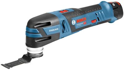 Bosch Professional Akumulátorové a 1 přenosné pouzdro 10,8V Multifunkční nářadí (Střih Šití) (2,0Ah kus, nabíječka, v ceně) GMF10.8V-28