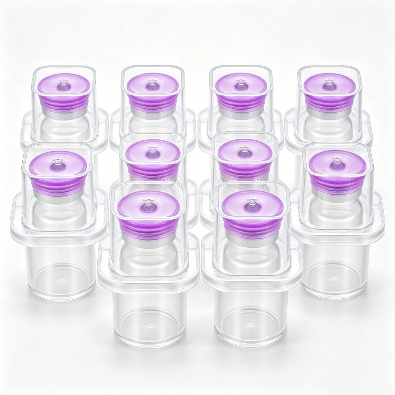 1/5/10Pcs Mini Transparent Peptide Storage Case Vial Stackable Refrigerator Storage Box 3Ml Vial Storage Case For Lab & Home Use