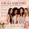2026 Electric Steaming Hair Straightener Brush Electric Spray Air Cushion Massage Hair Brush Rechargeable Detangling Steam Brush