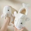 Moda GOOHOJIO Pantofole Peluche Carine per la Casa per Donne Uomini Pantofole Squalo Peloso Cartone Animato Pantofole da Interno Suola Spessa Antiscivolo Scarpe da Camera