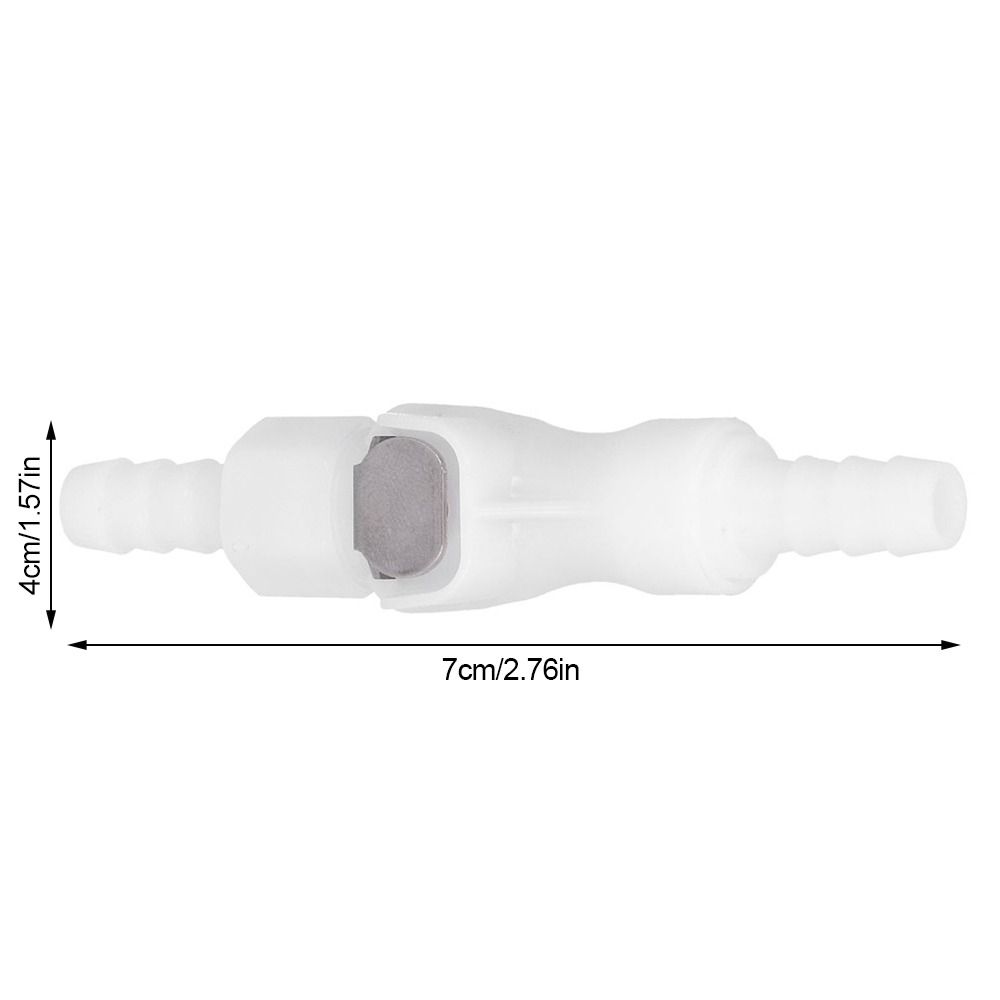 2 piece Check Valve Beer Connector 1/4in Hose Connector Fast Quick Connector Beer Brewing