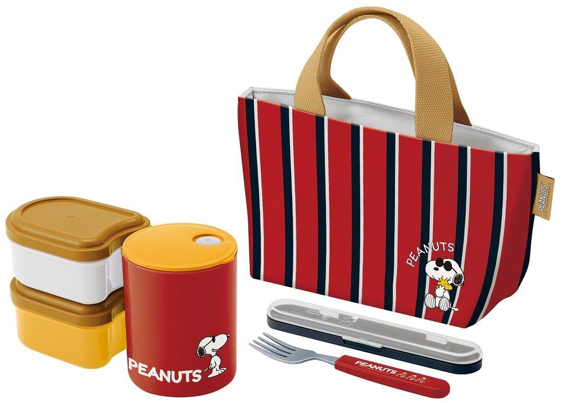 

Skater Lunch Box with Pot Fork Lunch Bag Bento Box 585ml Snoopy PEANUTS KPL6
