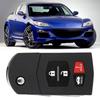 3 1 Buttons Folding Flip Car Key Fob Case Shell Cover Fit for Mazda 3 5 6 RX 8 CX 7 CX 9
