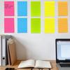 (15 Pack) Lined Sticky Notes 4x6 in Post Ruled Stickies Super Sticking Power Memo Pads, Bright Colors Big Sticky Notes with Lines Self-Stick Note Pad