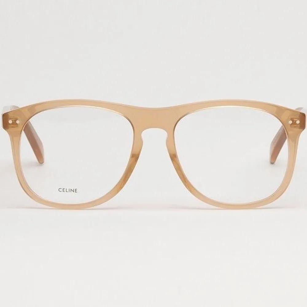 Eyeglass Frame CL50130I 047 Transparent Brown Oversized Square Horn-rimmed