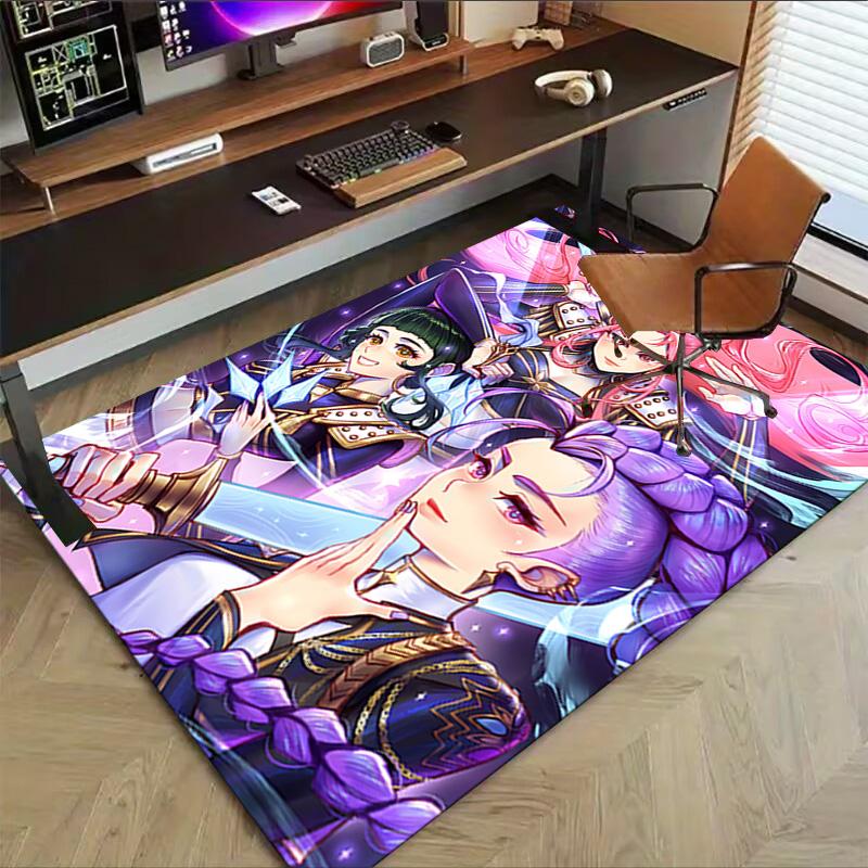 Fantasy Heroes Unite Carpet For Playroom Bedroom Living Room Sofa Home Decorkids Game Area Rug Nonslip Floor Mat