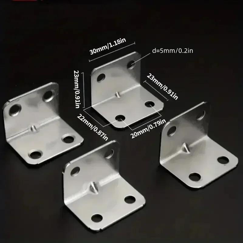 NEW Angle Iron Board Table, Chair, Cabinet, Wardrobe, Fixed Connector, 10/20pcs 90-degree Angle Iron Plate Bracket
