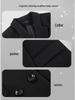 Men's Mid-Length Woolen Business Trench Coat with Velvet Lining for Autumn and Winter.