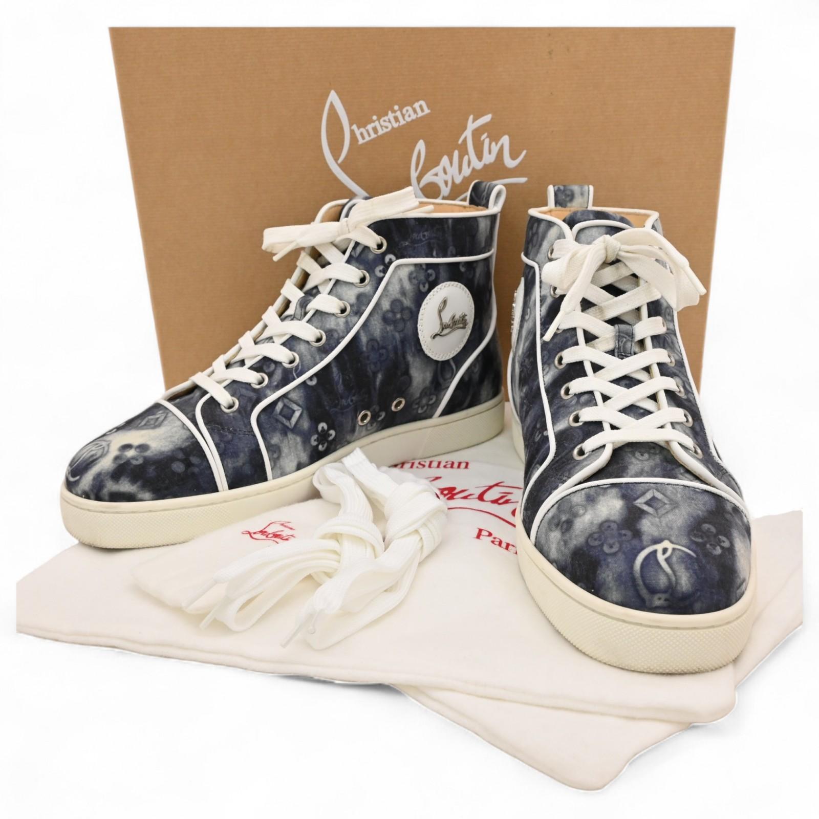 

Оригинал Christian Louboutin LOUIS ORLATO Высокие кеды 40 Канва M024 1210797 lb8814sb