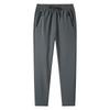 Pantaloni da uomo traspiranti con coulisse, pantaloni casual comodi, tinta unita