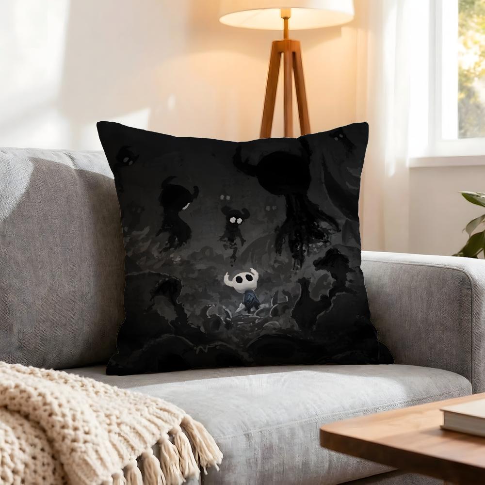 Game Hollow Knight Cushion Cover 1Pcs Decorative Covers Soft Cushion Case For Sofa Couch Decor 40X40 45X45 Pillowcases