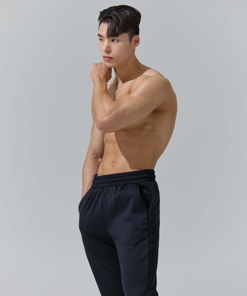 Beullaegmonseuteopis Air Cushion Fleece-Lined Jogger Pants (Black) / Bm220820