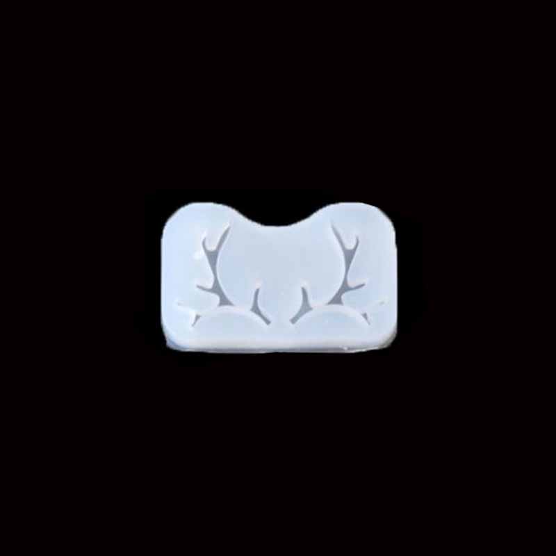 1pcs Deer and antlers Liquid silicone mold DIY resin jewelry pendant necklace pendant lanugo mold resin molds for jewelry