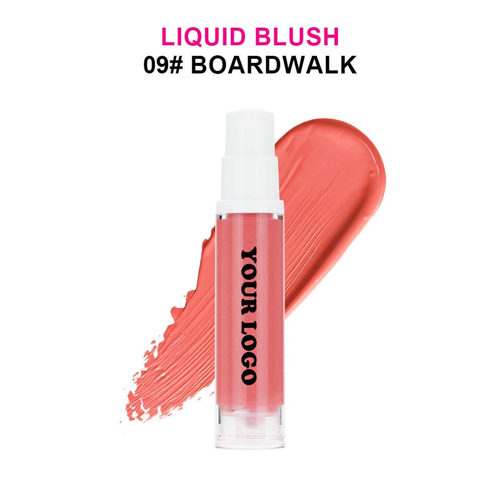 

Long-lasting Waterproof Liquid Blush: Matte & Shimmer, Non-Fading, Pigmented