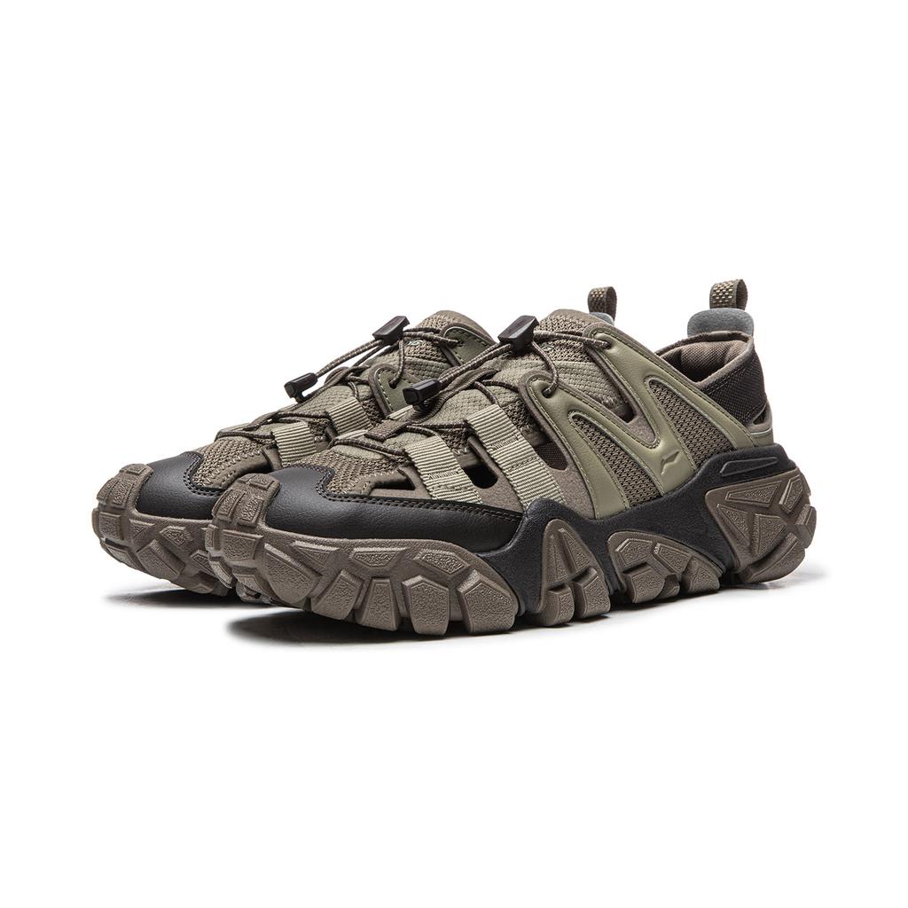 Li Ning Sand Dune River Trekking Shoes Men's Gray AGUW025-3