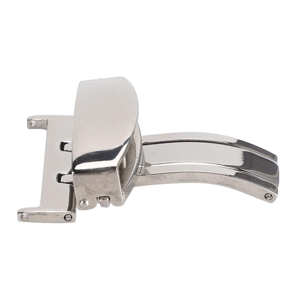 Silver Color Watchband Clasp Single Fold Deployment Clasp Replacement Accessory  Watch Replacement