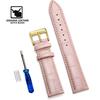 Cowhide Genuine Leather Watch Strap 12/14/16/18/20/22/24 mm Watch Pin buckle Band Soft Wrist Watchband Bracelet + Tool