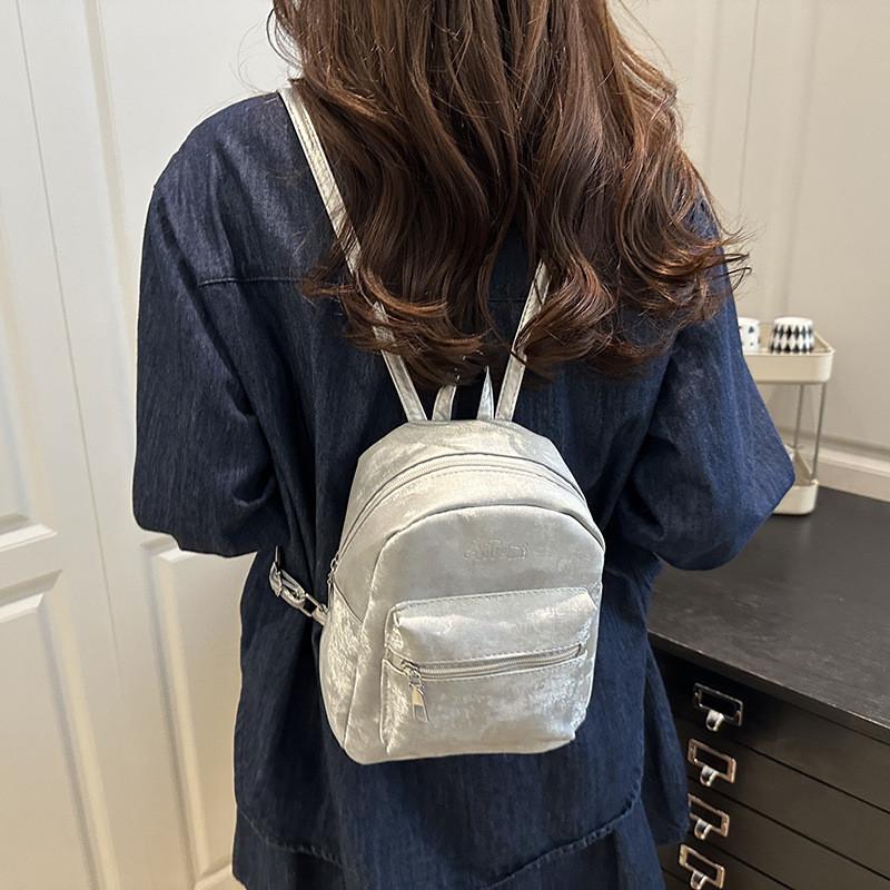 Pu Material Student Mini Backpack For Daily Commuting And Travel With Durable Wearresistant Design