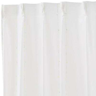 Nitori (NITORI) Hitzeschutz und Sichtschutz Spitzengardinen RL024, Gelb-Grün, 100cm Breit x 228cm Lang, 2 Paneele, 7329473