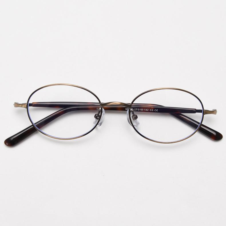 57316 Oval Metal Spectacles Frames Women Vintage Small Size Optical Glasses Frame Myopia Prescription Eyeglass